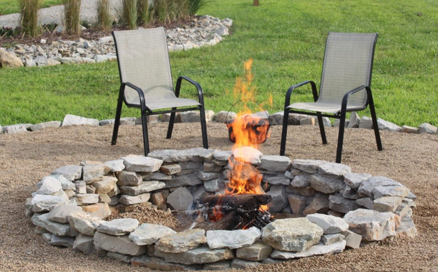 Stone fire ring