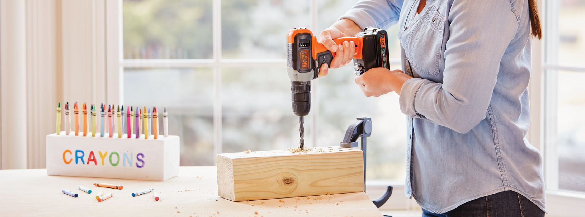 BLACK+DECKER 20V MAX* Cordless Drill With 28-Piece Home Project