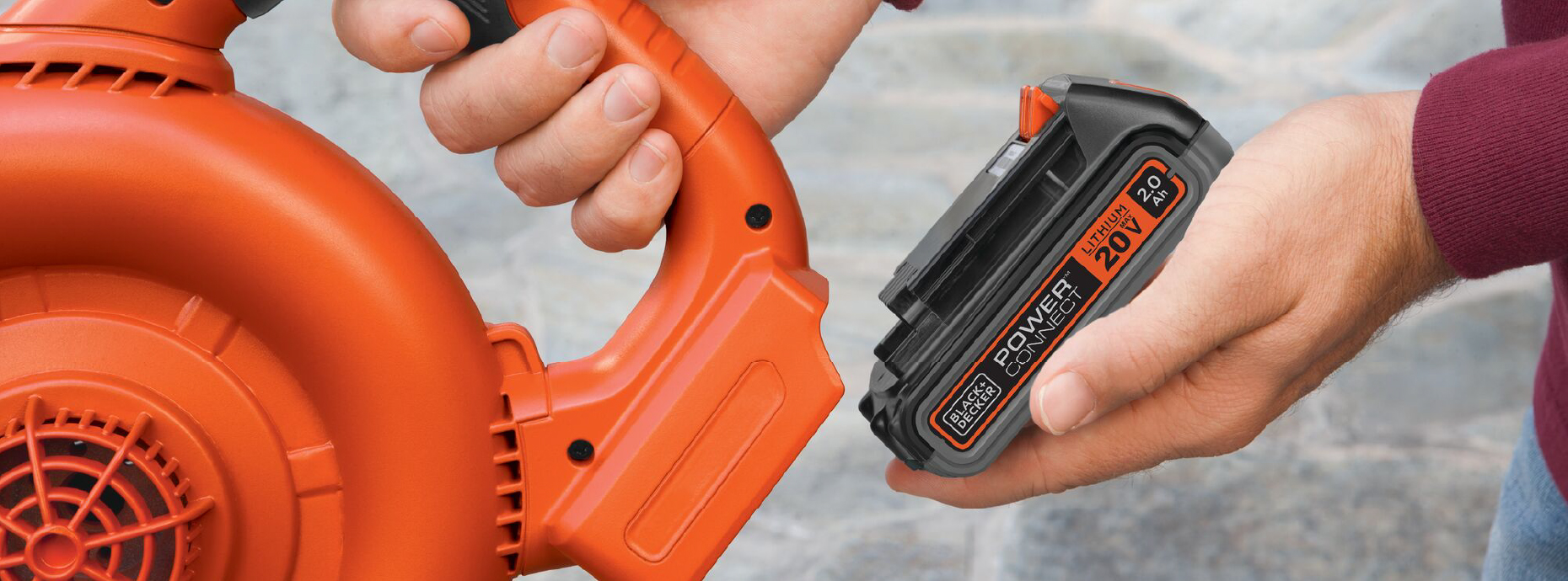 Black and decker hot sale blower battery charger