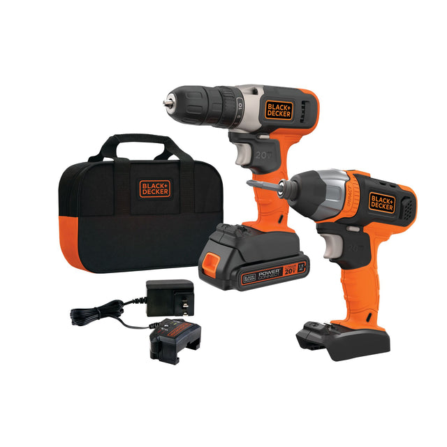 20V MAX* POWERCONNECT™ Cordless Drill and Impact Driver, Battery and Charger Included