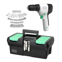 BLACK+DECKER reviva™ 12V MAX* MAX Drill/Driver Kit with Tool Box and 80pc Accessories Kit