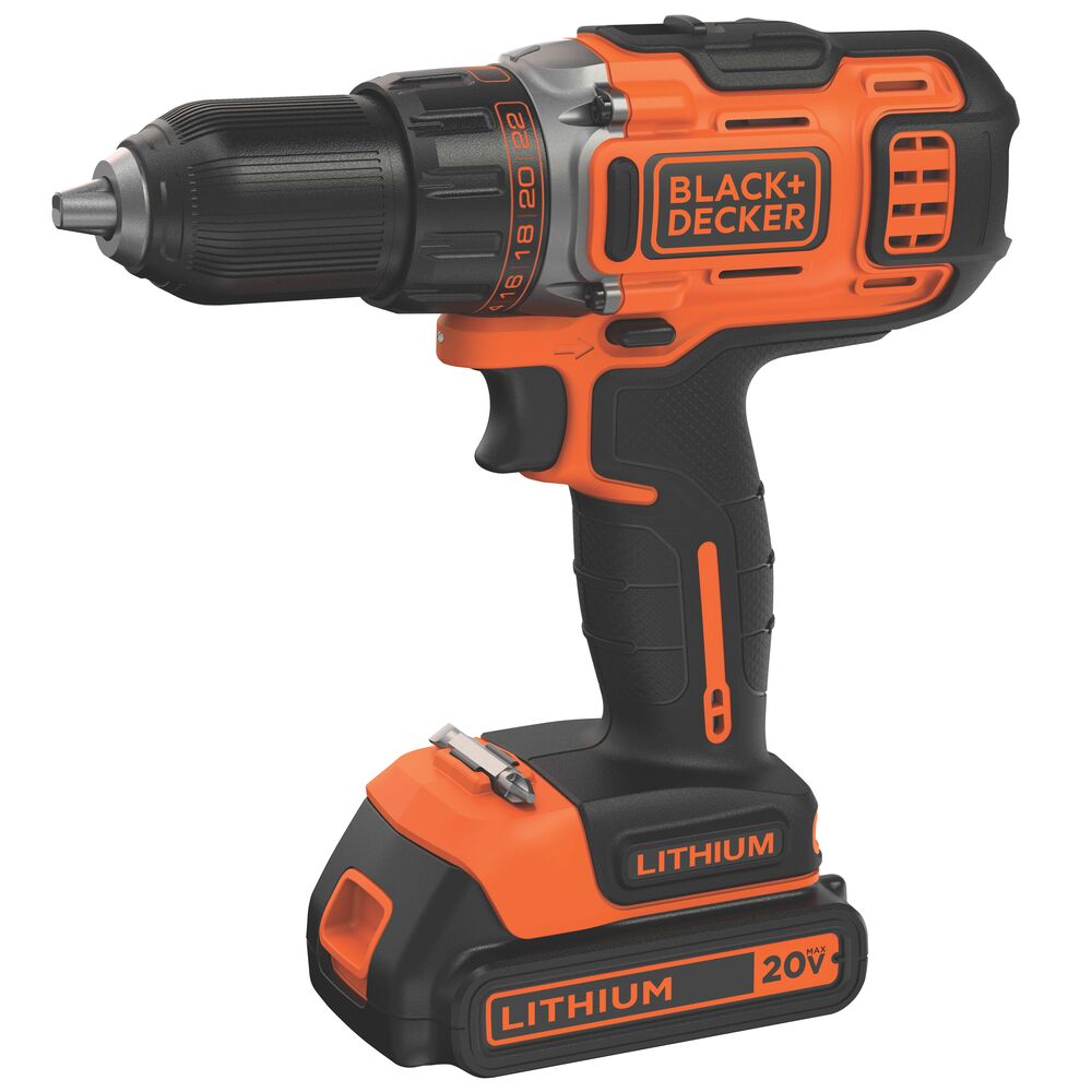 20V MAX* Lithium 2-Speed 1/2 in. Drill/Driver | BLACK+DECKER