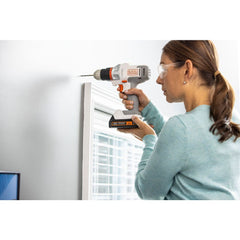 Profile of Black and decker 20V MAX* MATRIX™ Cordless Drill/Driver Kit, White