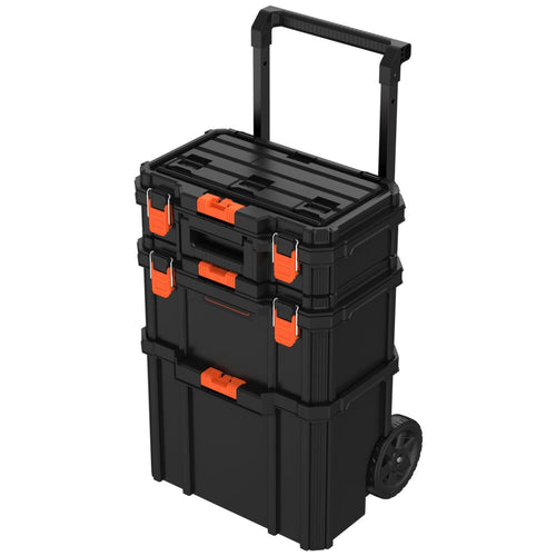 Stackable Storage System 3 Piece Set.