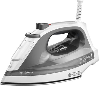 BLACK+DECKER® Light ‘N Easy™ Compact Steam Iron, Anti-Drip, Grey