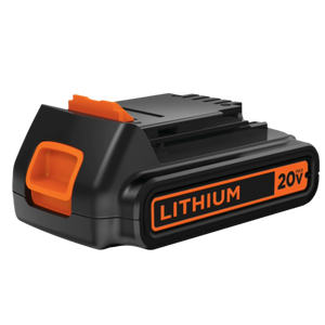 Battery on white background