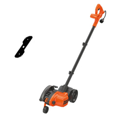 Corded lawn edger with blade.