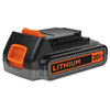20 volt MAX 2.0 Amp per hour lithium battery pack.