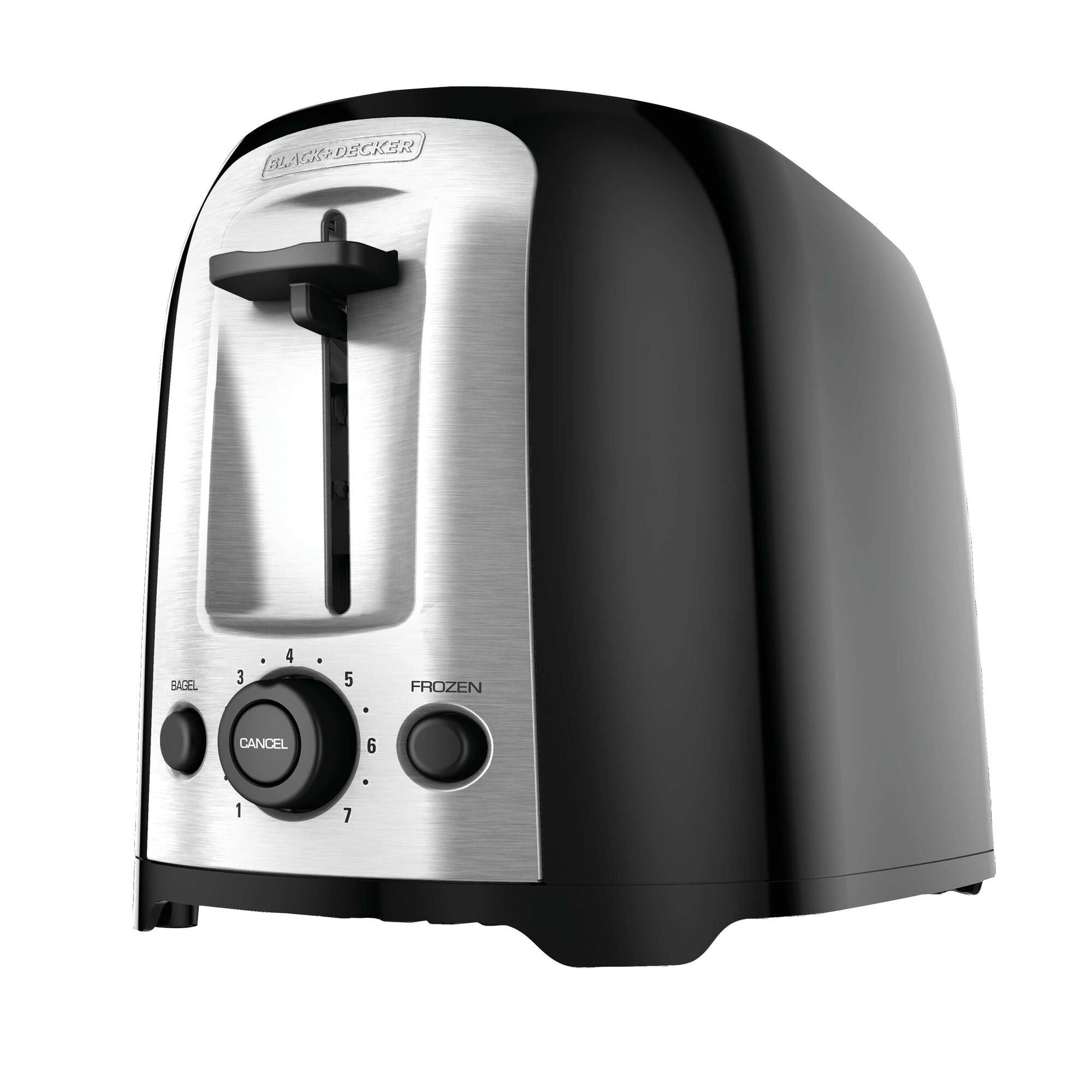 BLACK+DECKER 2-Slice Stainless Steel 750-Watt Toaster in the Toasters  department at