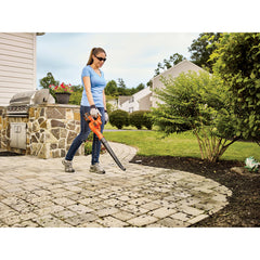 Profile of 40 volt max sweeper.