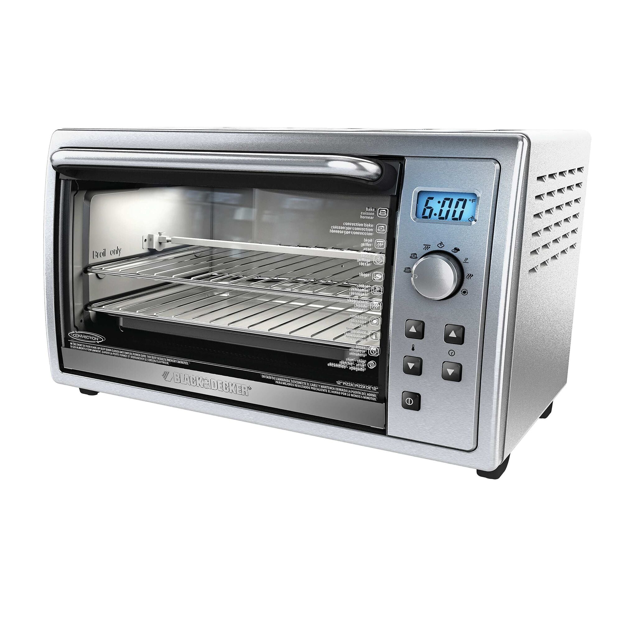 Black & decker air fryer toaster shop oven with rotisserie
