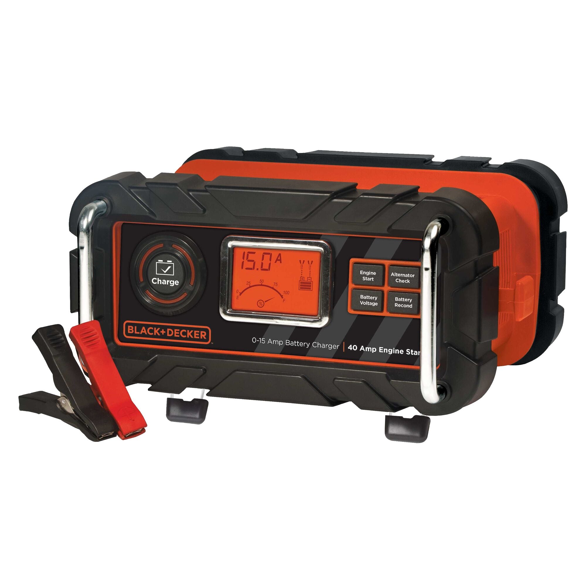 Black & Decker 25-Amp Simple Battery Charger with 75-Amp Engine Start 