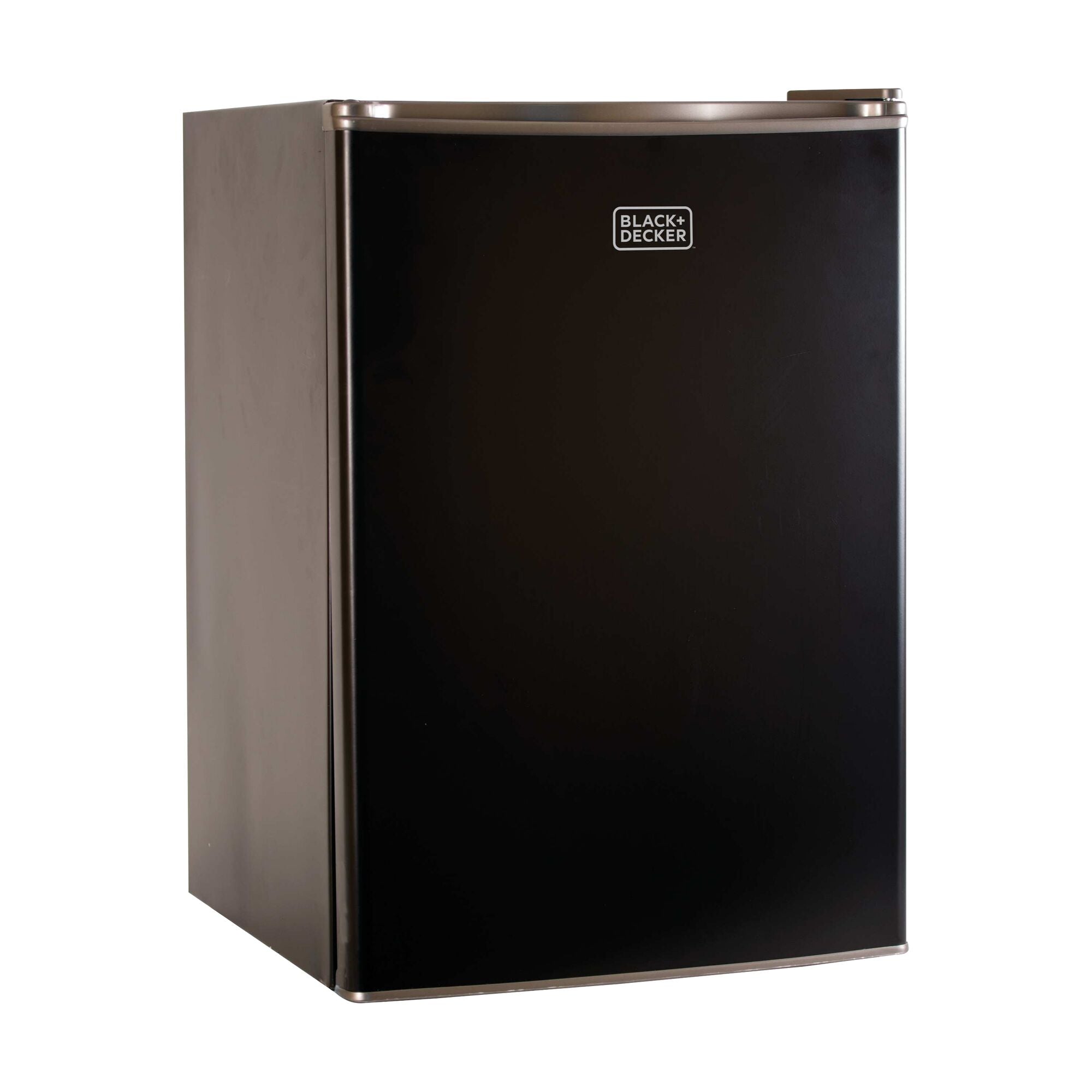 BLACK+DECKER BCRK25B Compact Refrigerator Energy Star Single Door Mini  Fridge with Freezer, 2.5 Cubic Feet, Black