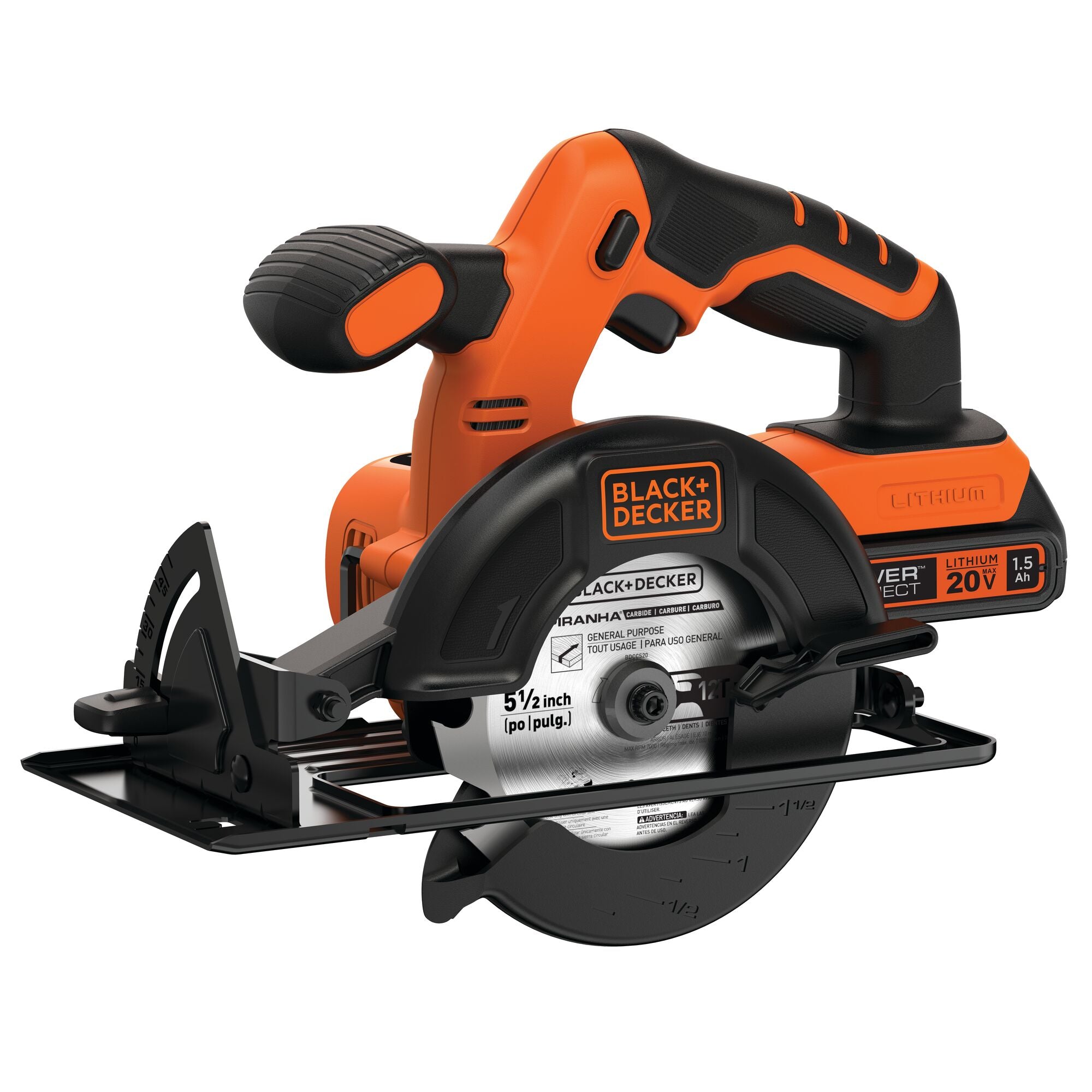 20V MAX* POWERCONNECT™ 5-1/2 In. Cordless Circular Saw | BLACK+DECKER