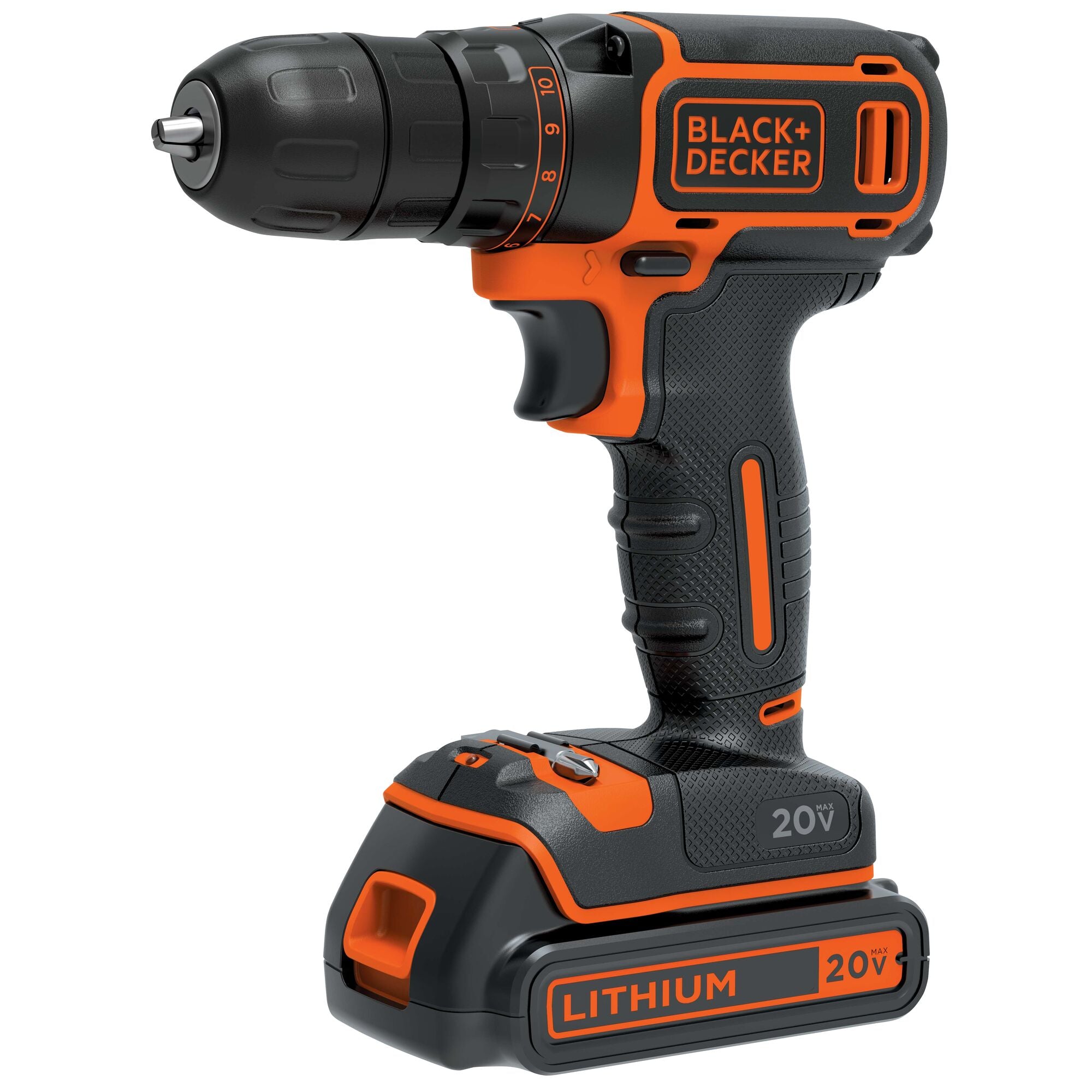Black & Decker 12V Lithium Drill with 2 Batteries 