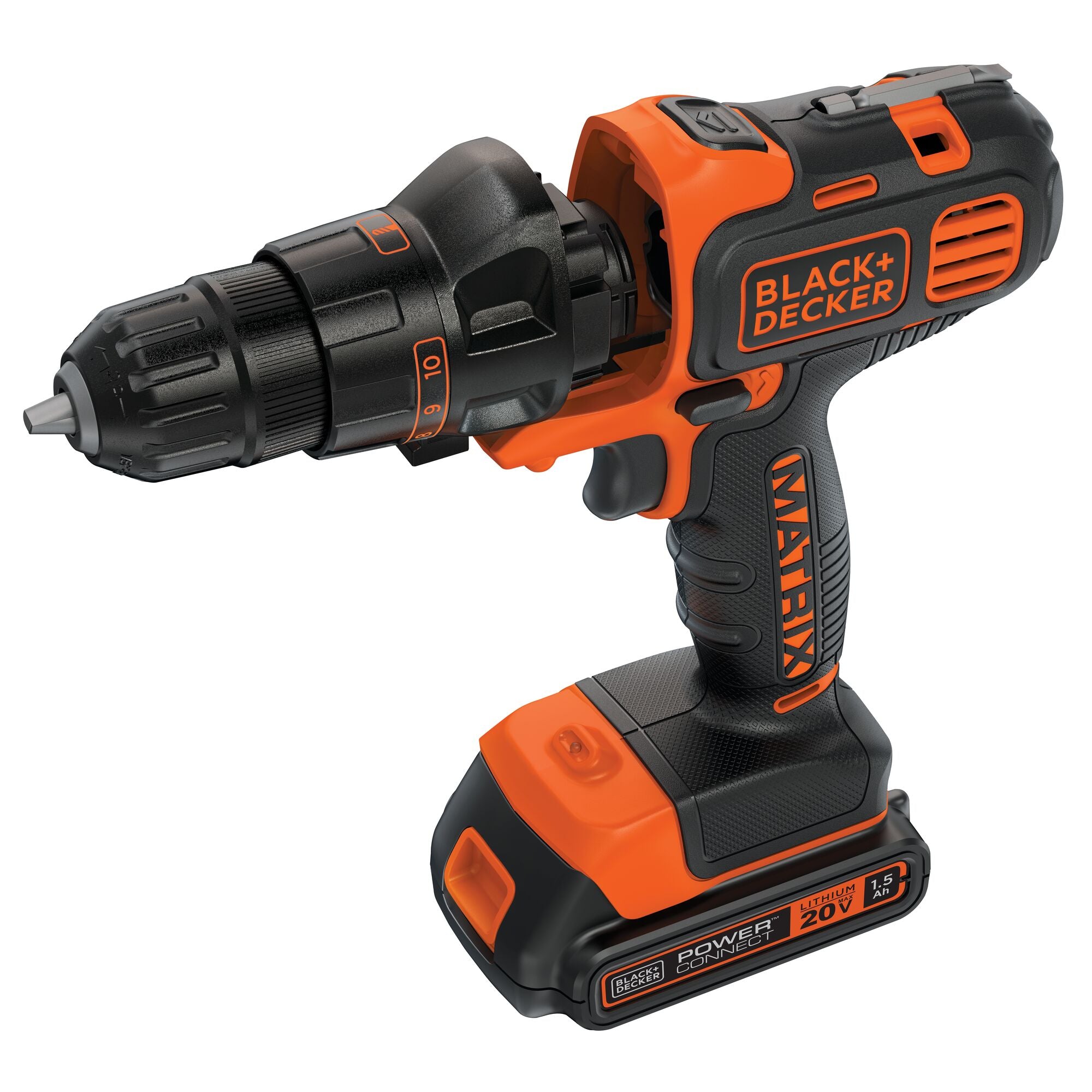 20V MAX* MATRIX™ Cordless Drill/Driver | BLACK+DECKER