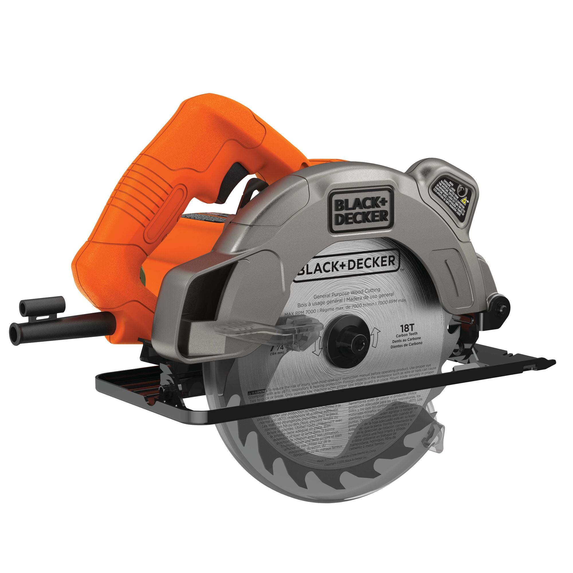 Black & Decker Circular Saw 7 1/4 No. 7358 2 HP 5300 RPM 10 Amps