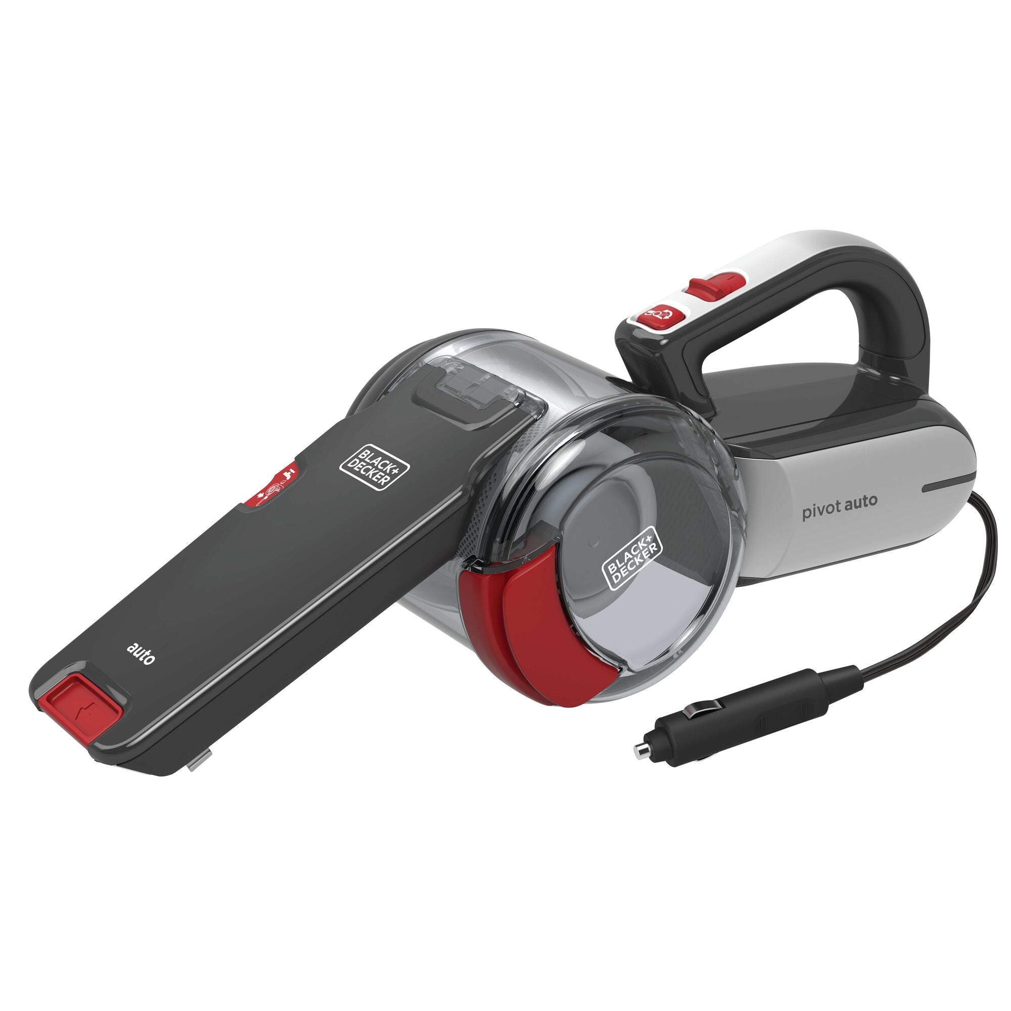  BLACK+DECKER Pivot Vac 12V DC Car Handheld Vacuum, Black  (​​BDH1200PVAV)