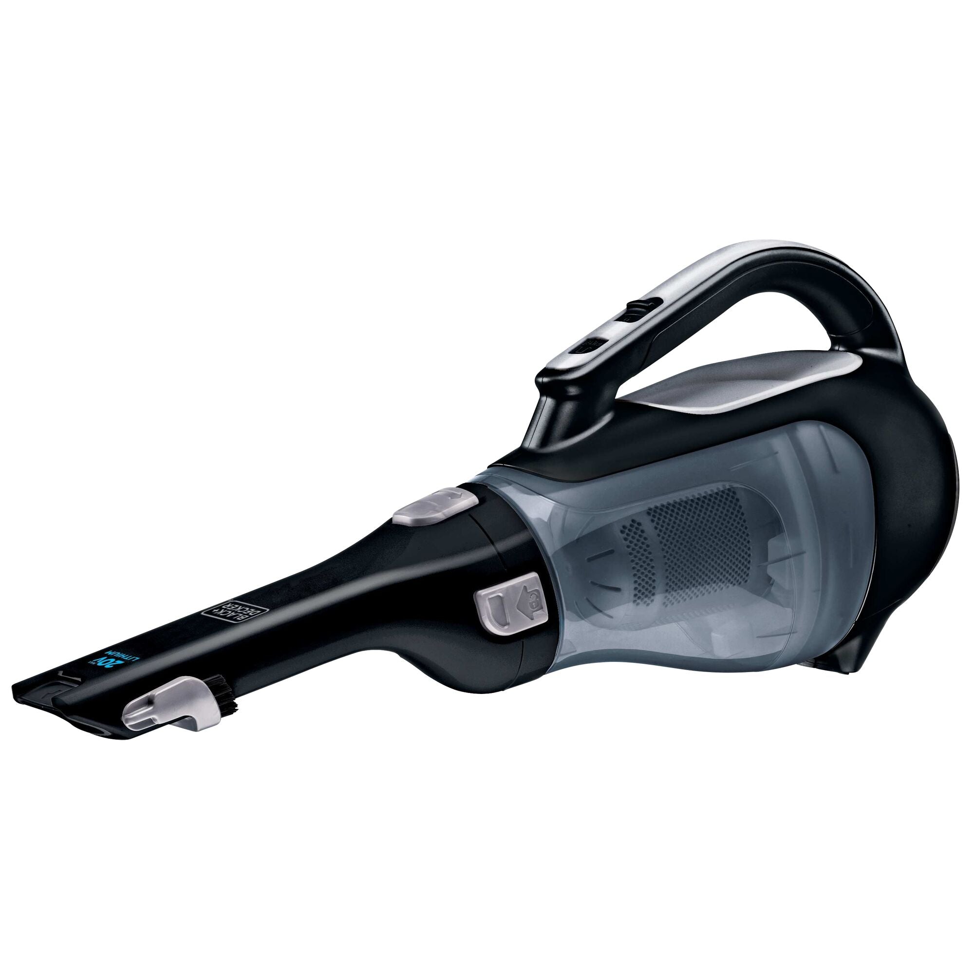BLACK+DECKER 20V Cordless Handheld Vacuum with Pivoting Nozzle and Washable  Filter (BDH2000L), Black