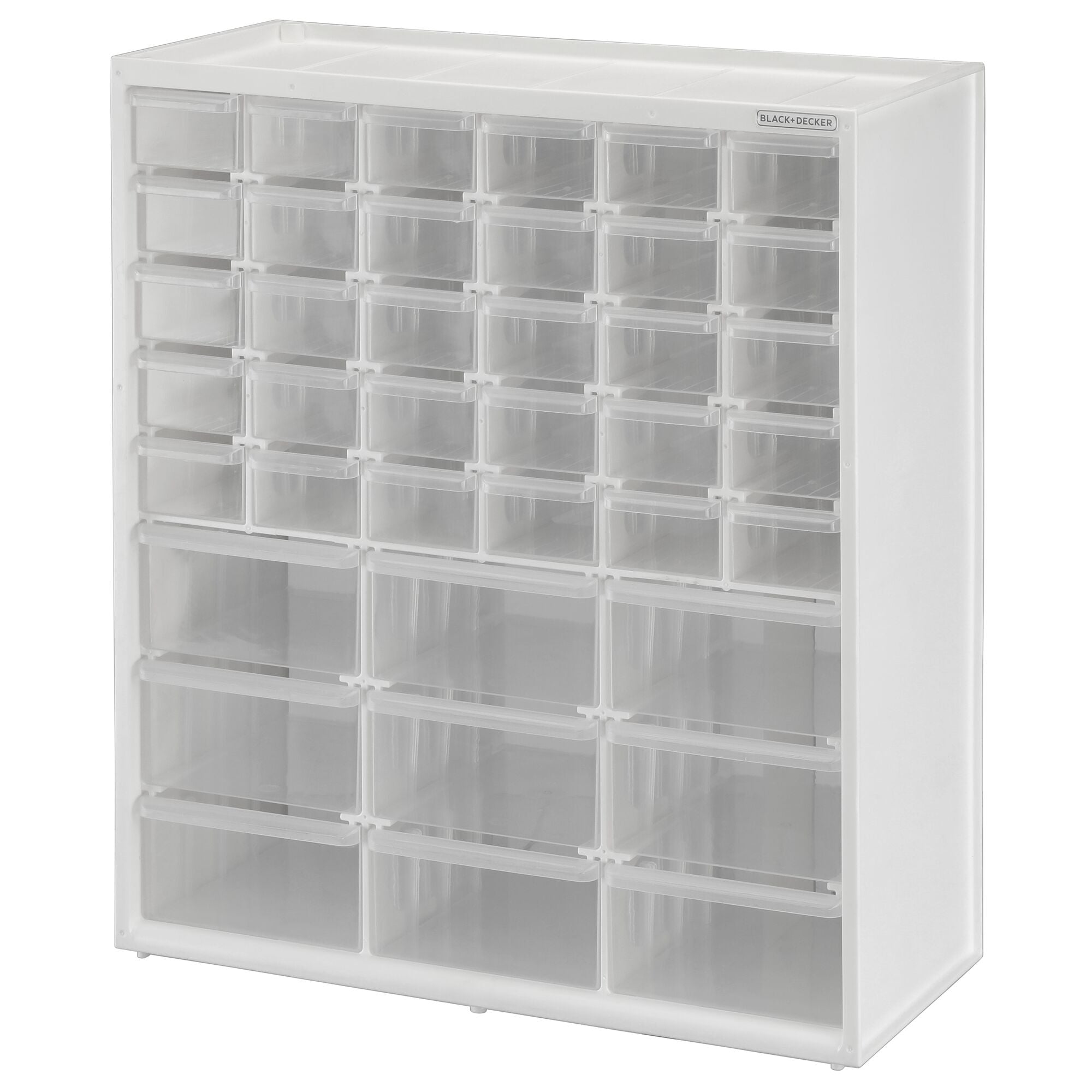 3-Drawer Storage Cabinet Wall Mount Home Office Garage Workshop Organizer  White