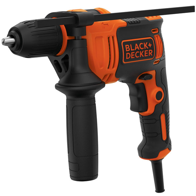 Profile of 6.5 amp 1.5 inch hammer drill.