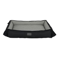 Front view of Black Black and Decker Large Dog Four Way Snap Pet Bed