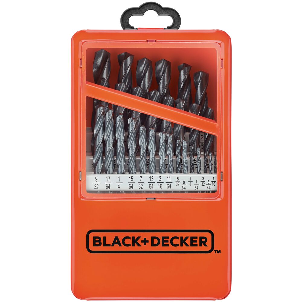 Black & Decker 15575 General Purpose Drill Bit Set, 29 Pieces, 1/16 - 1/2 in