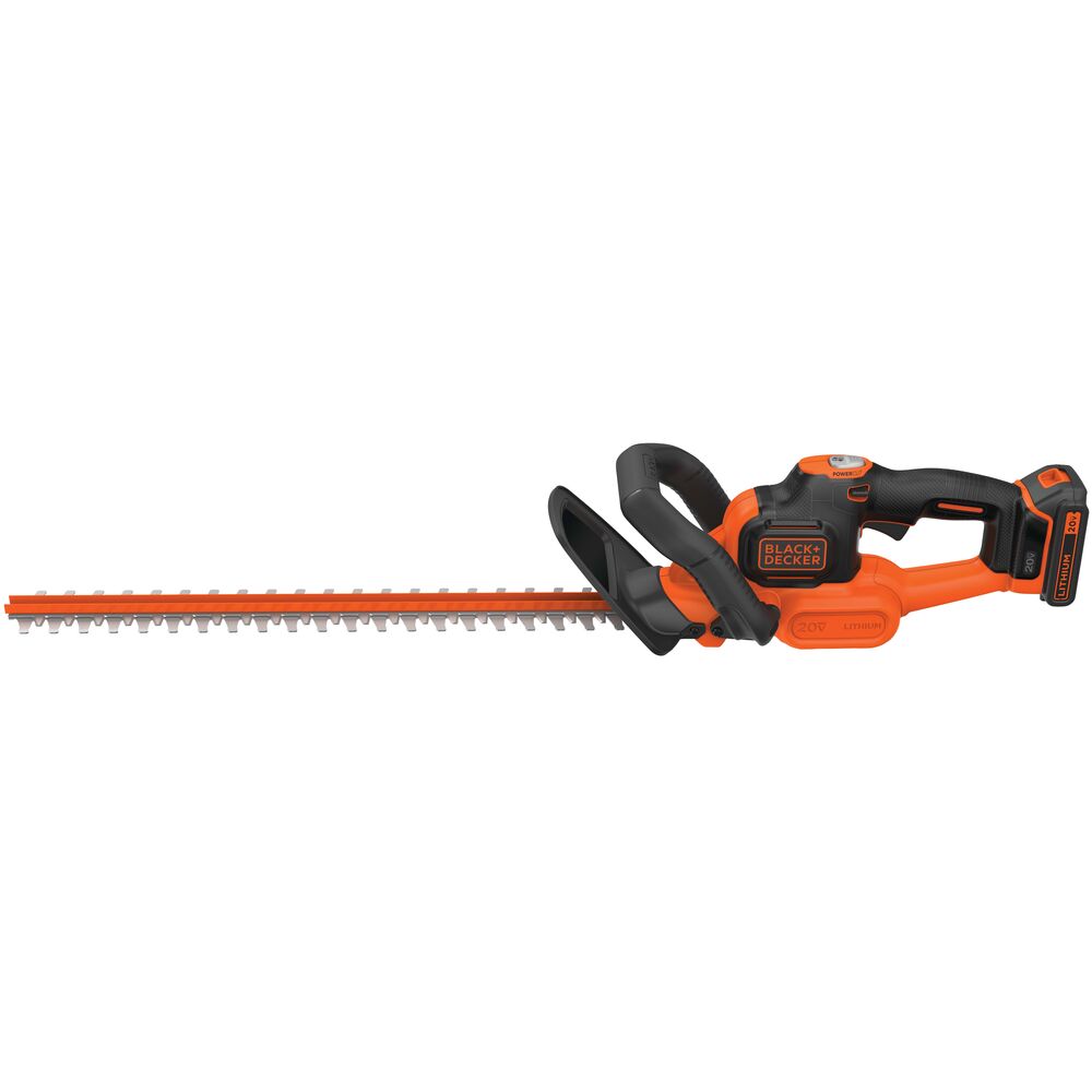 BLACK+DECKER 20V MAX Cordless Hedge Trimmer with Power Command Powercut,  22-Inch (LHT321FF)