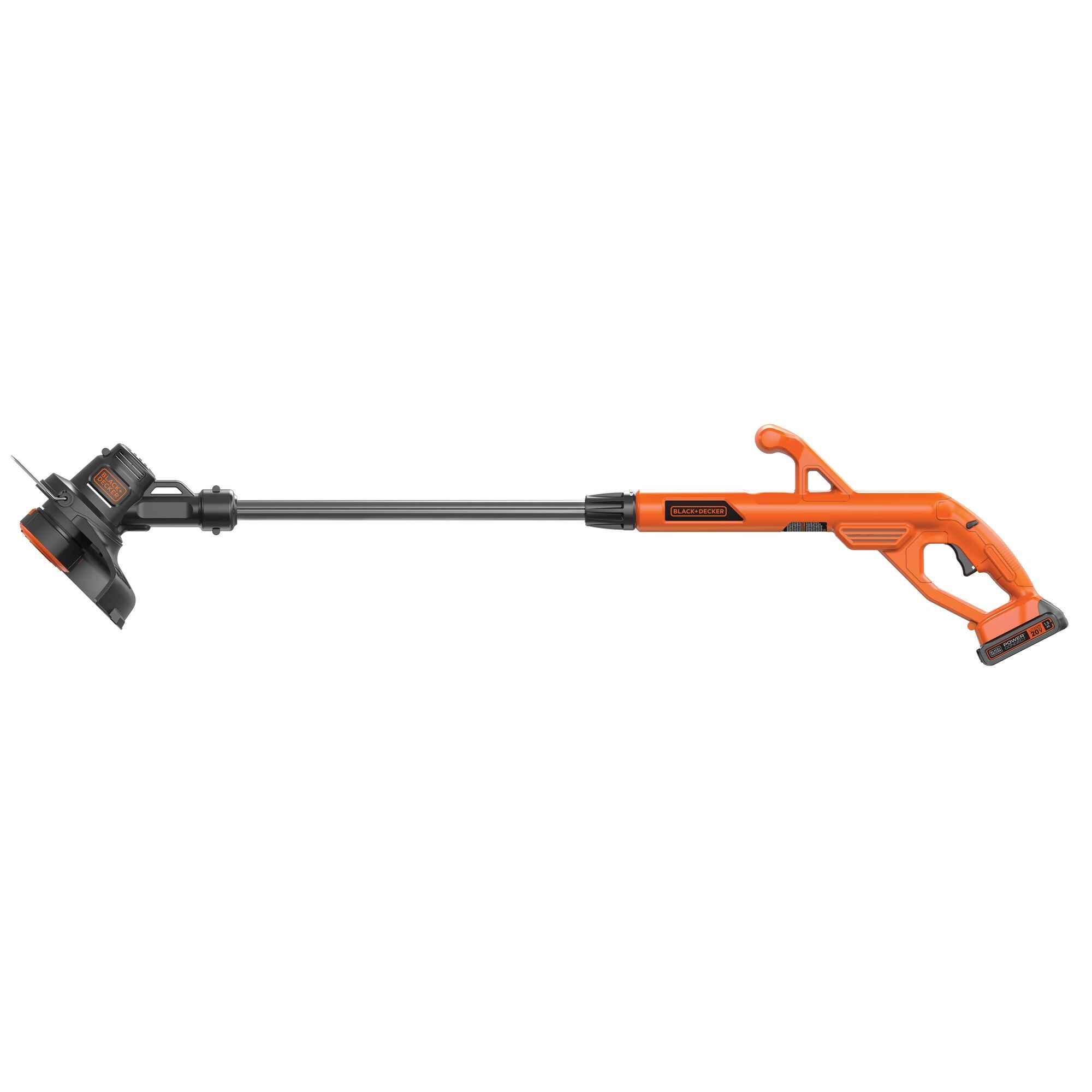 BLACK+DECKER 20-volt Max 10-in Straight Shaft String Trimmer (Battery  Included) in the String Trimmers department at