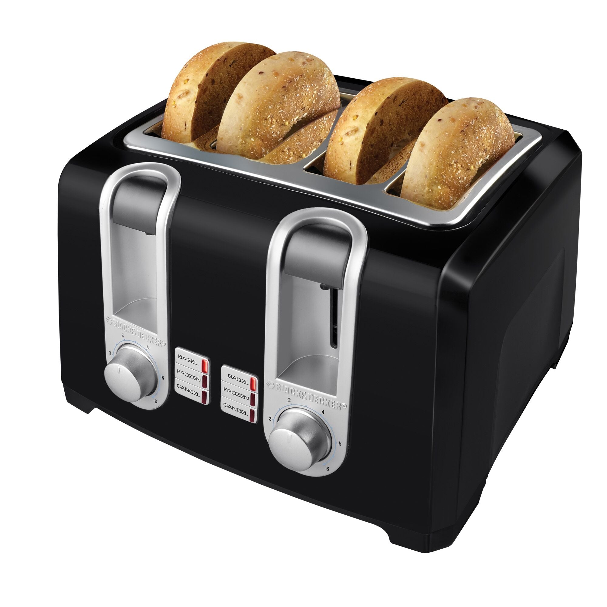 Black & Decker TR4900SSD 4-Slice Toaster - Silver