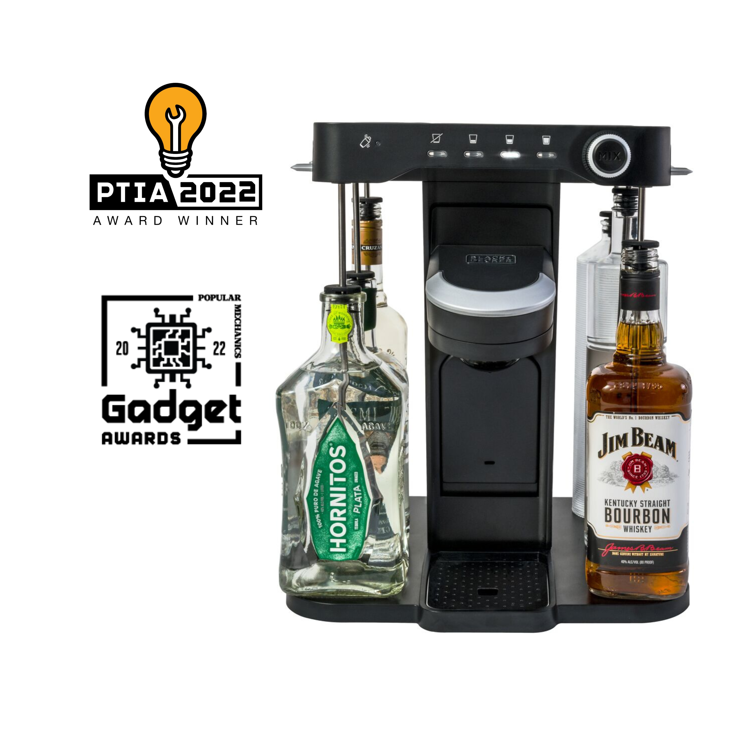  bev by BLACK+DECKER Cocktail Maker Machine and Drink Maker for Bartesian  capsules (BEHB101) Medium: Home & Kitchen