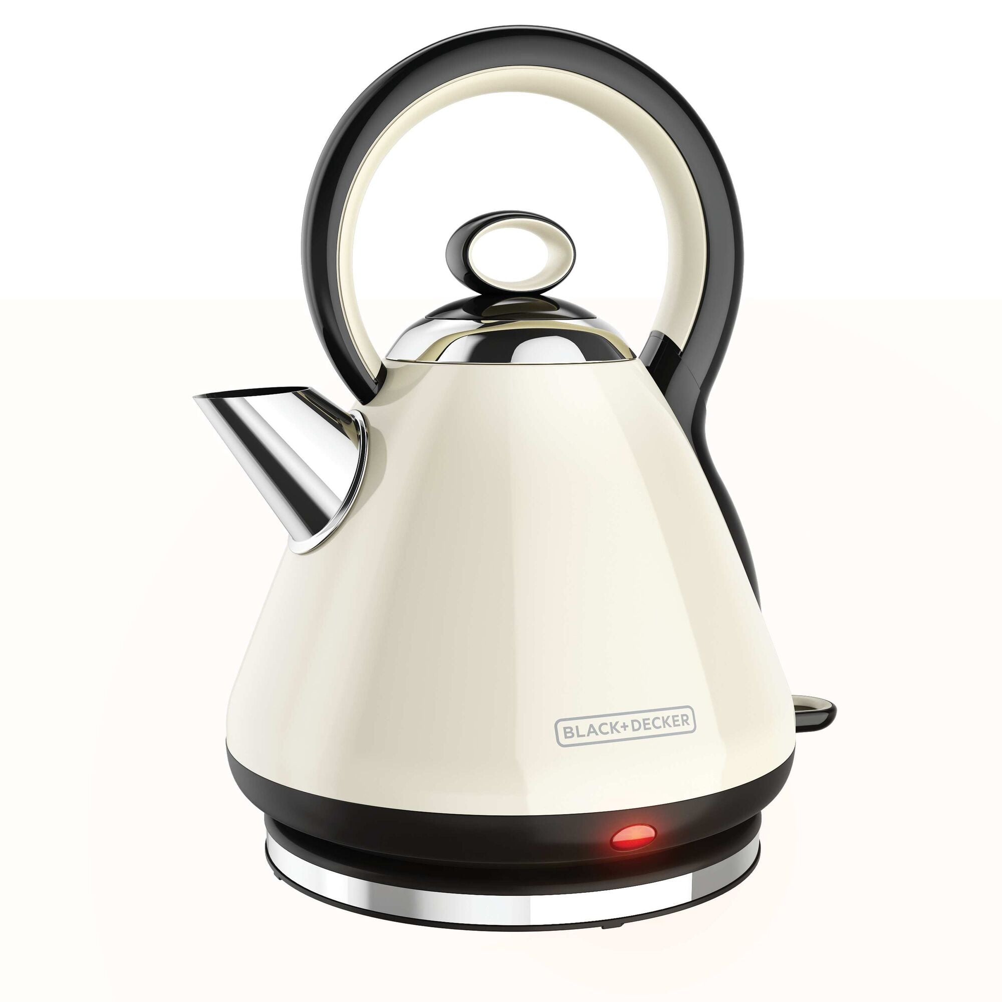 BLACK+DECKER Black 7-Cup Corded Electric Kettle in the Water