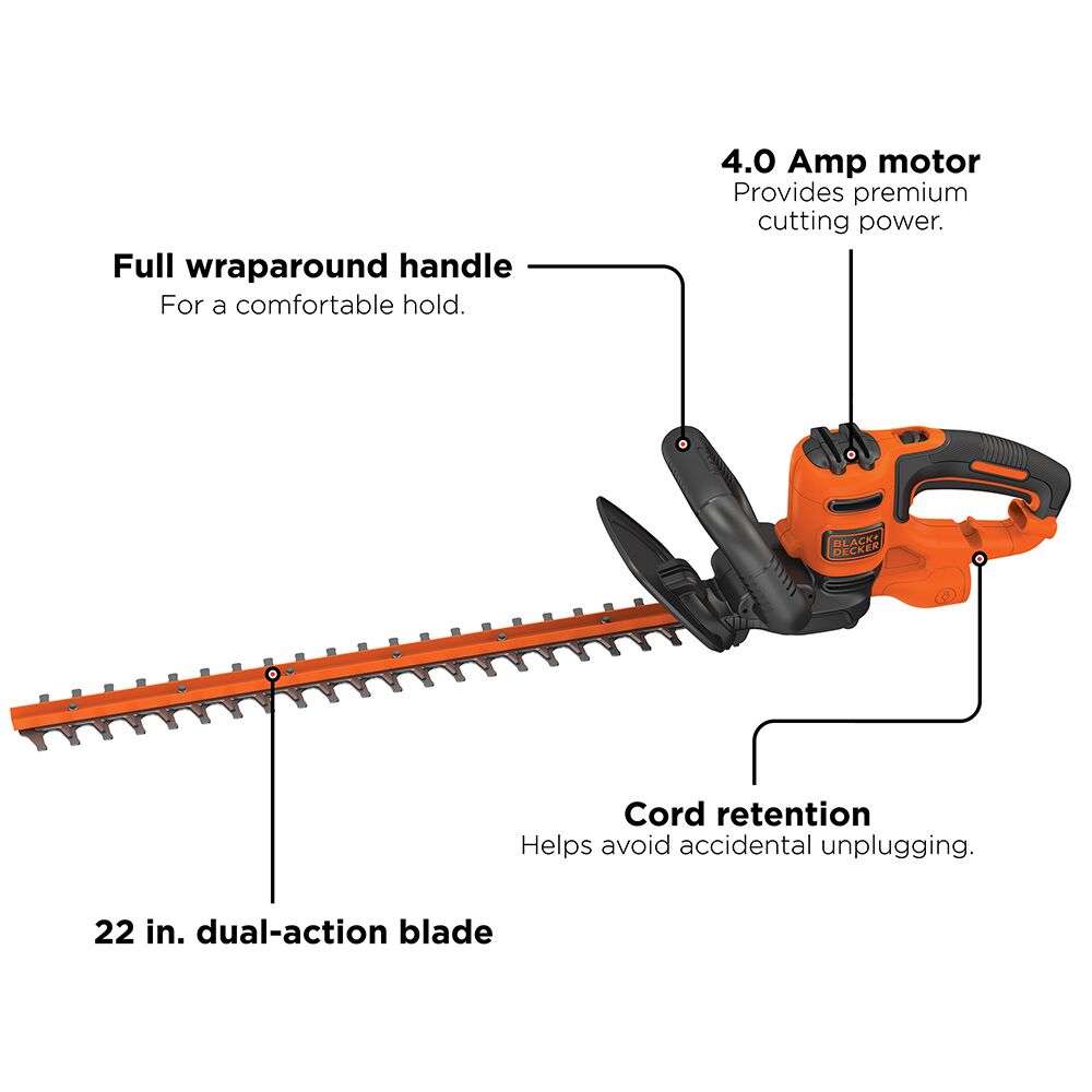 Black+Decker Hedge Trimmer - Thumbnail 5