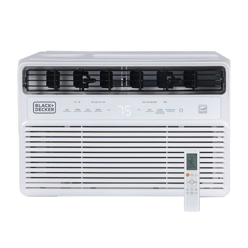 BLACK+DECKER white 10,000 BTU Inverter Window Air Conditioner with remote