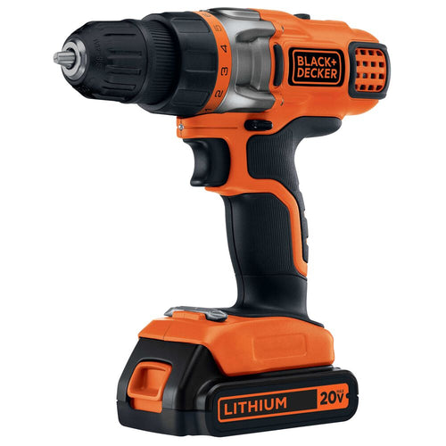 BLACK+DECKER® 20V MAX Lithium 2-Speed Drill Driver with Storage Bag