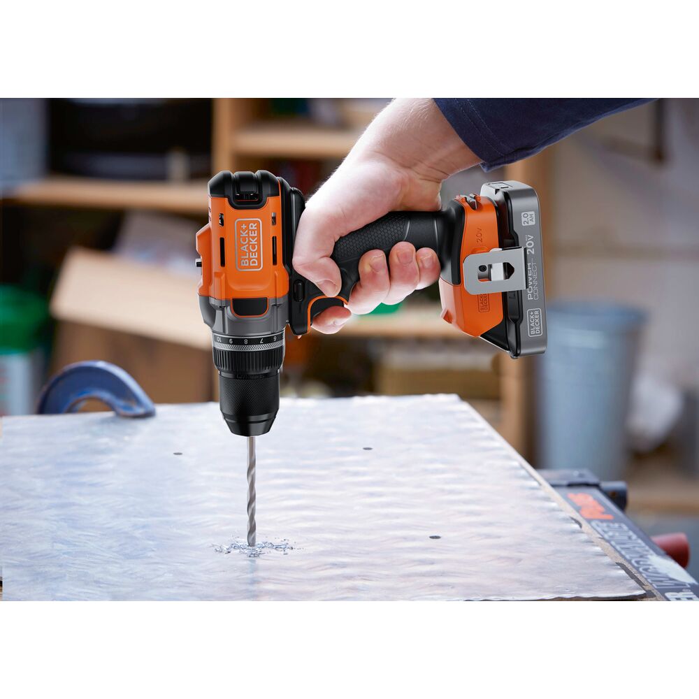 20V MAX* POWERCONNECT™ Cordless 2 Speed Metal chuck Drill/Driver