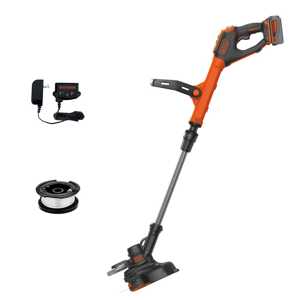 20V MAX* EASYFEED™ Cordless String Trimmer and Edger, 2.5 Amp Hour Battery and Charger Included | BLACK+DECKER