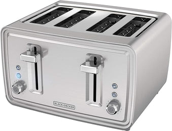 BLACK+DECKER® 4-Slice Toaster, Stainless Steel