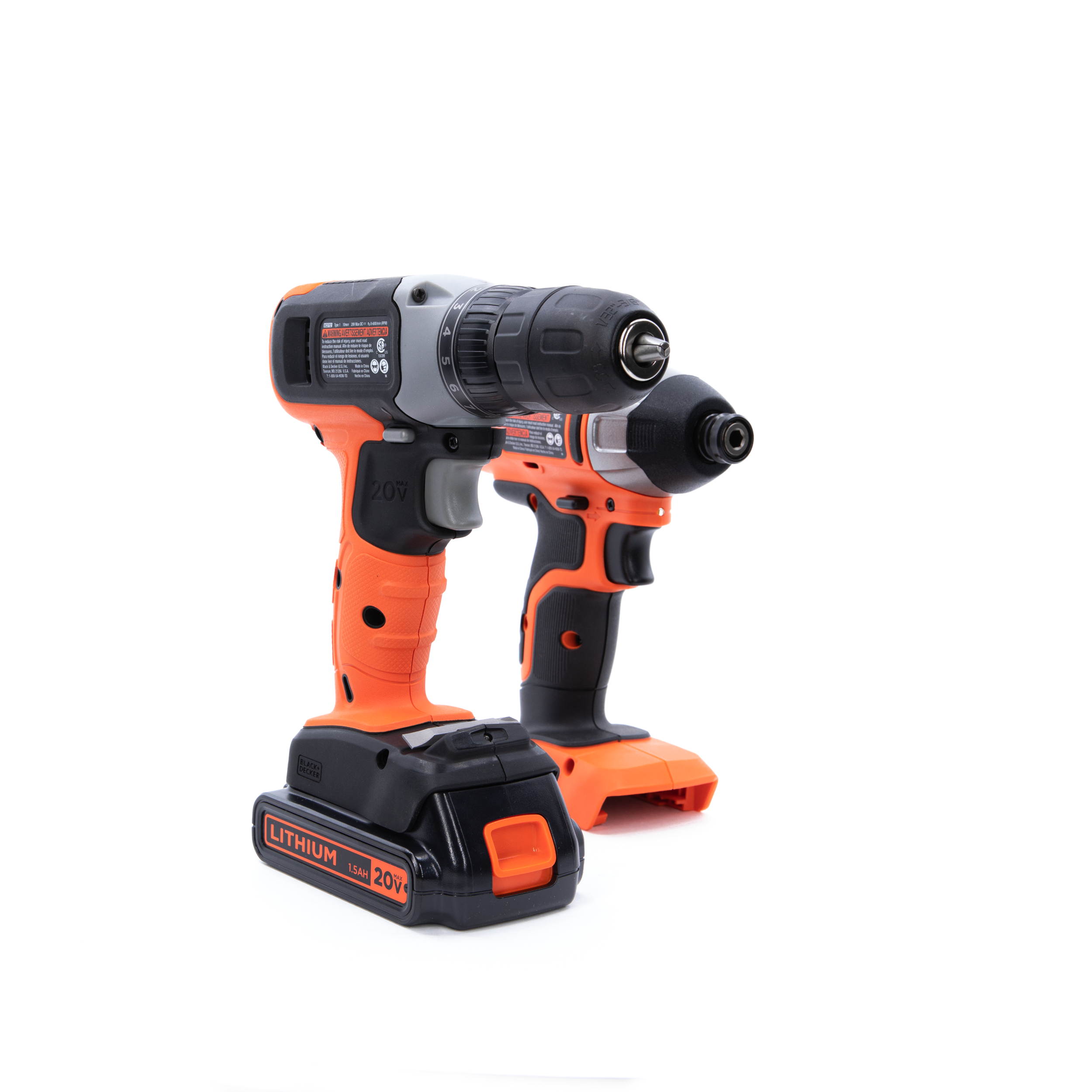 20V MAX POWERCONNECT Cordless Drill Impact Driver Combo Kit BLACK DECKER