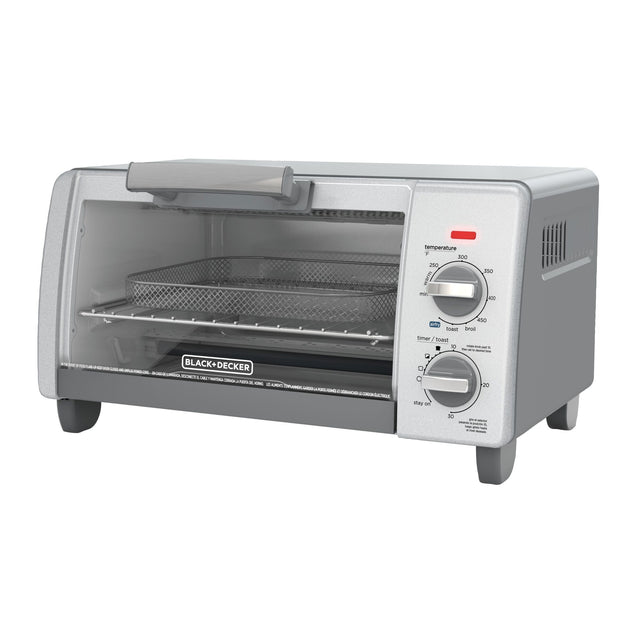 BLACK AND DECKER Crisp N Bake Air Fry 4 Slice Toaster Oven