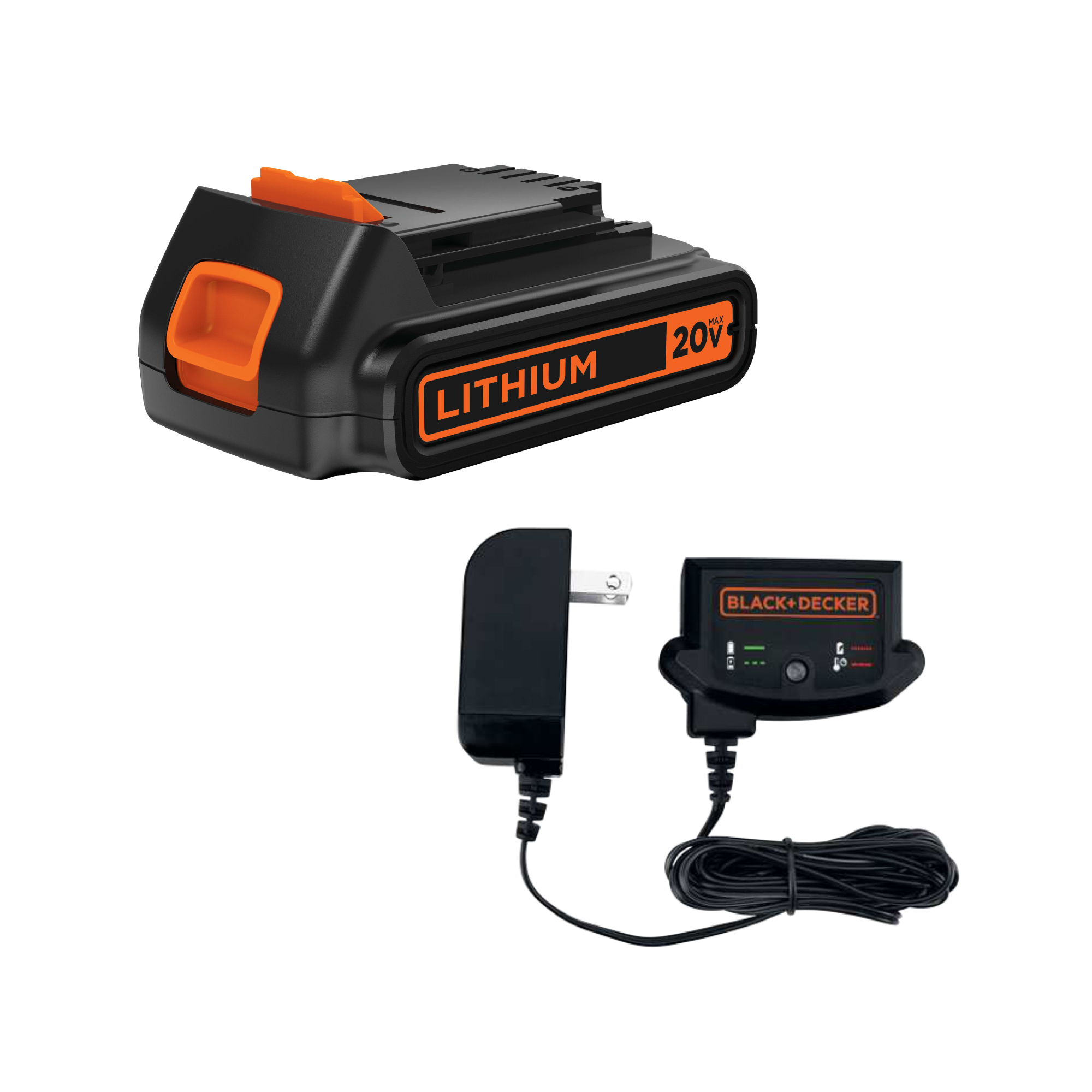 20V MAX* 1.5Ah Battery & Charger Combo Kit | BLACK+DECKER