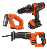 BLACK+DECKER® 20V MAX 2 pc. BLACK+DECKER® MATRIX Drill & Recip Saw Bundle Including Light