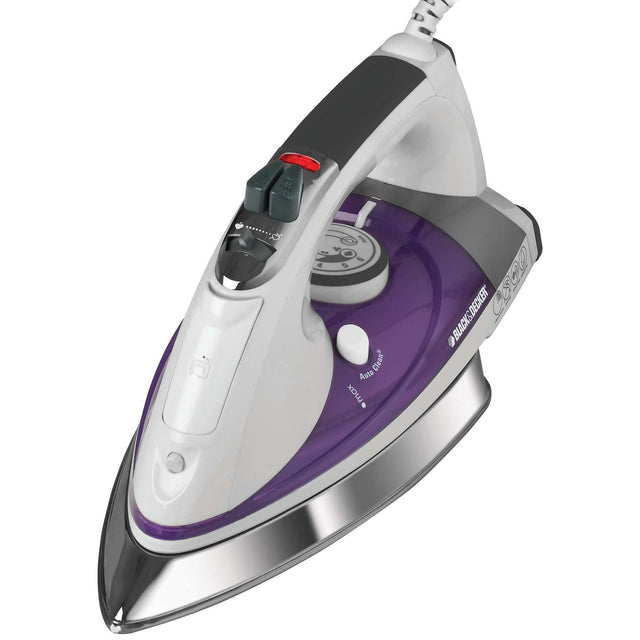  BLACK+DECKER®Iron with Extra Large Soleplate purple
