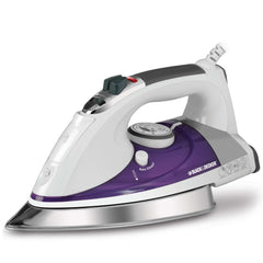  BLACK+DECKER®Iron with Extra Large Soleplate purple