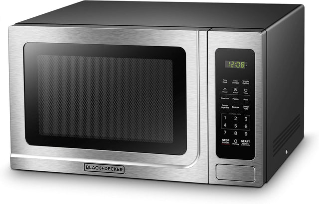 BLACK+DECKER® Digital Microwave Oven, Child Safety Lock, Stainless Steel
