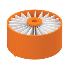 Profile of black and decker power series vacuum replacement filter for cordless stick vacs.