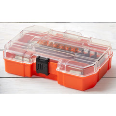 Black and decker Screwdriver Bit Set with 42-Pieces in a case with a clear lid
