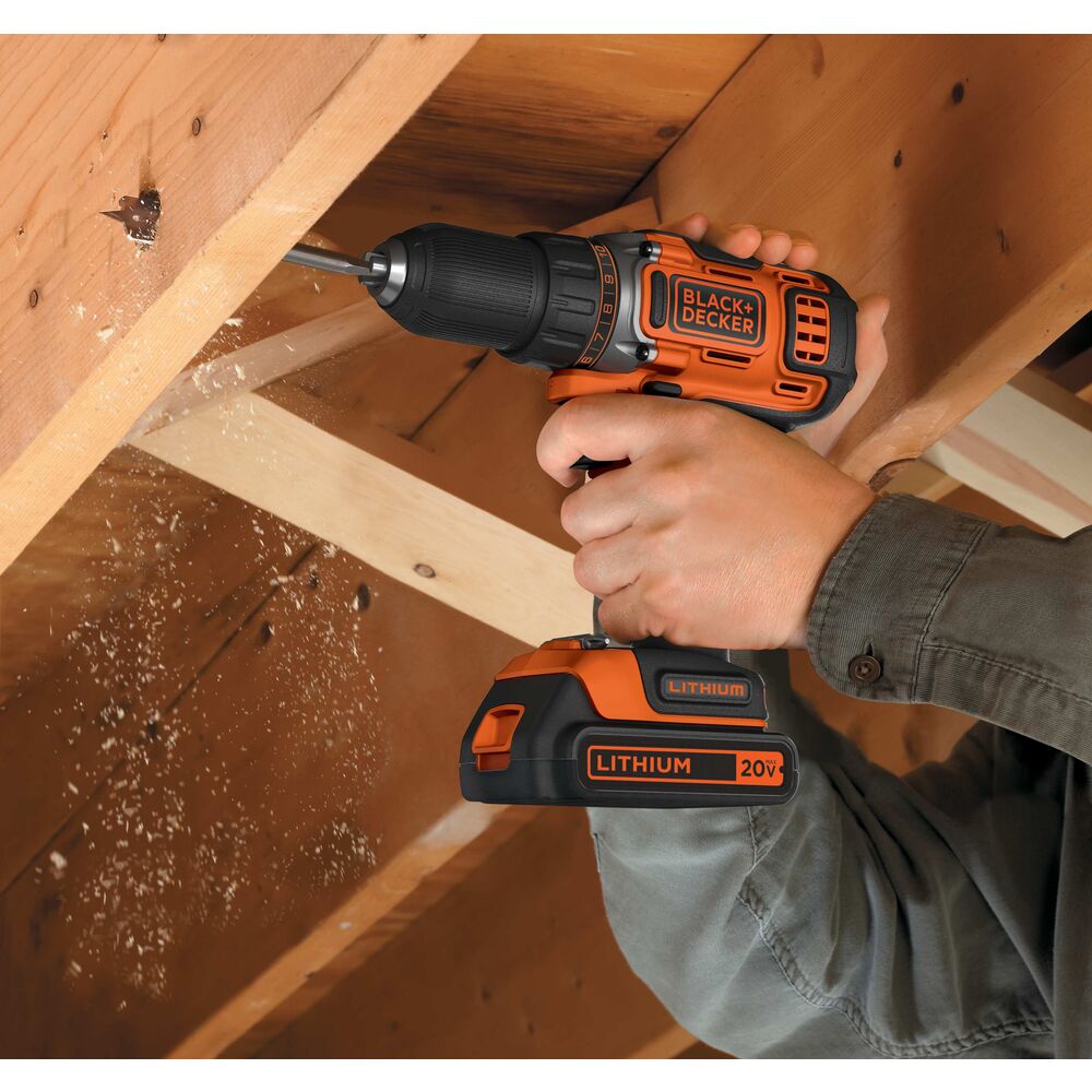 20V MAX* Lithium 2-Speed 1/2 in. Drill/Driver | BLACK+DECKER