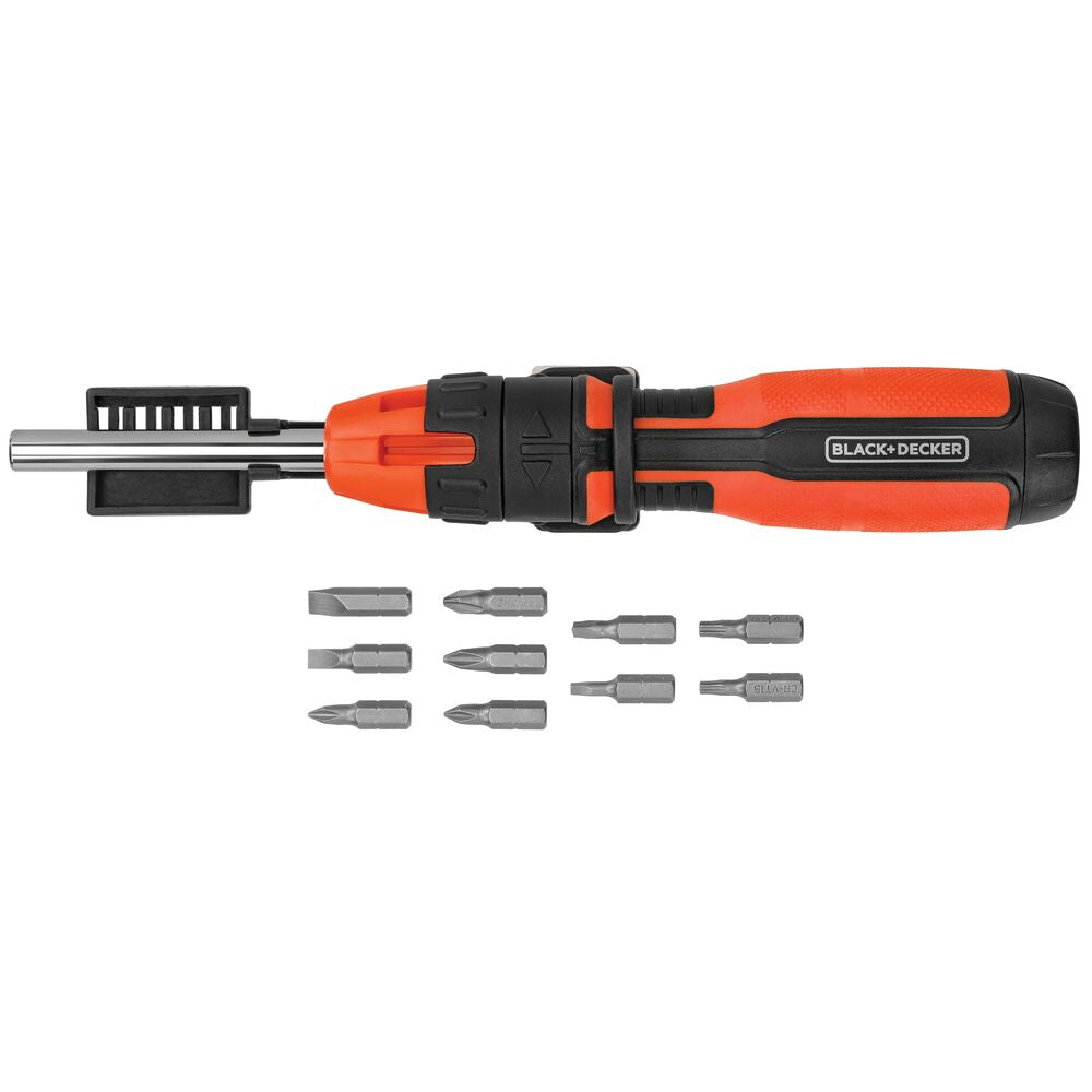 Ratcheting Screwdriver, 10 Bit | BLACK+DECKER