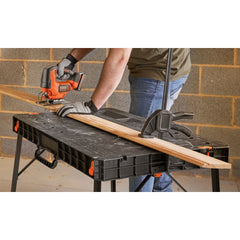 black and decker folding workbench